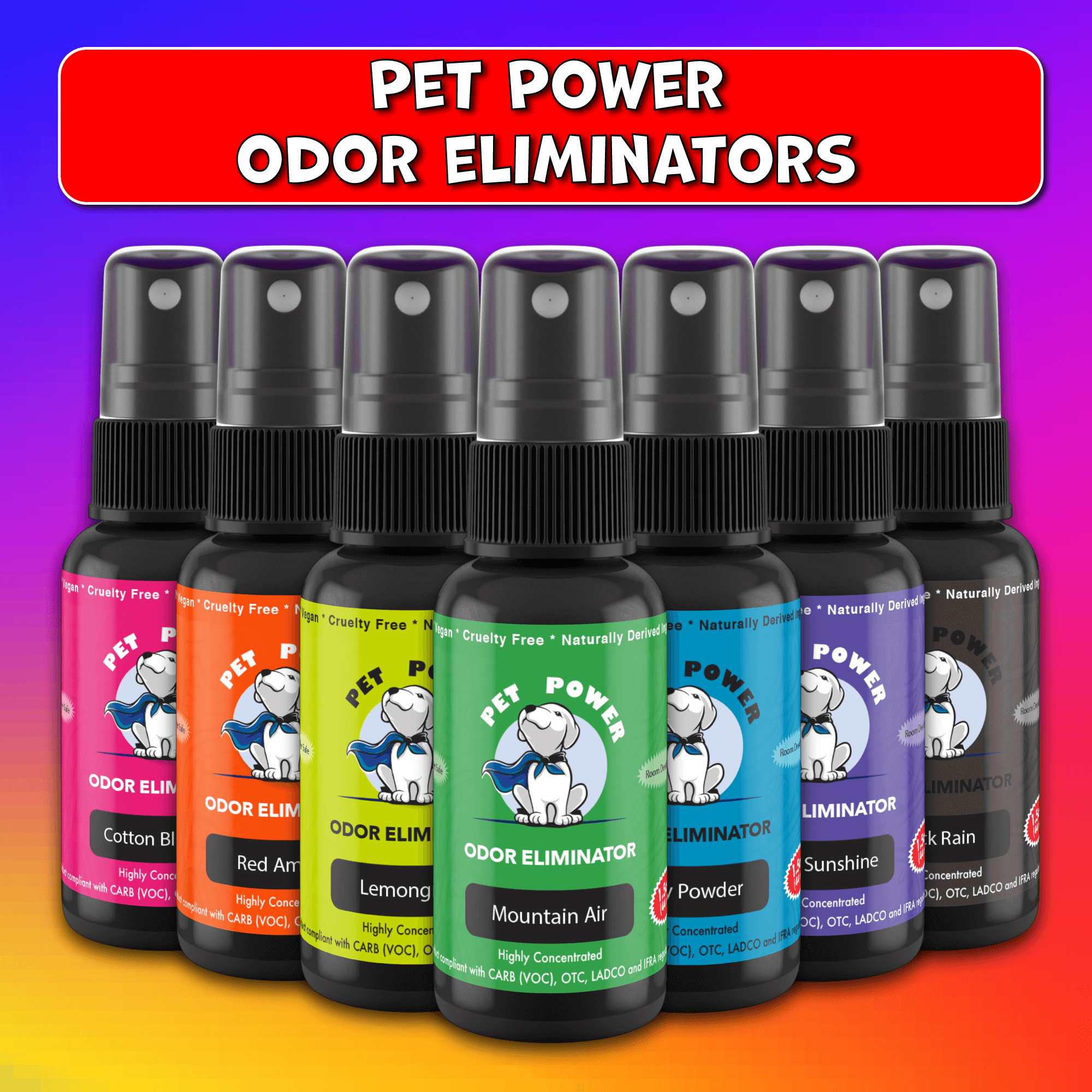 Pet Power Odor Eliminators Master Creations Air Fresheners