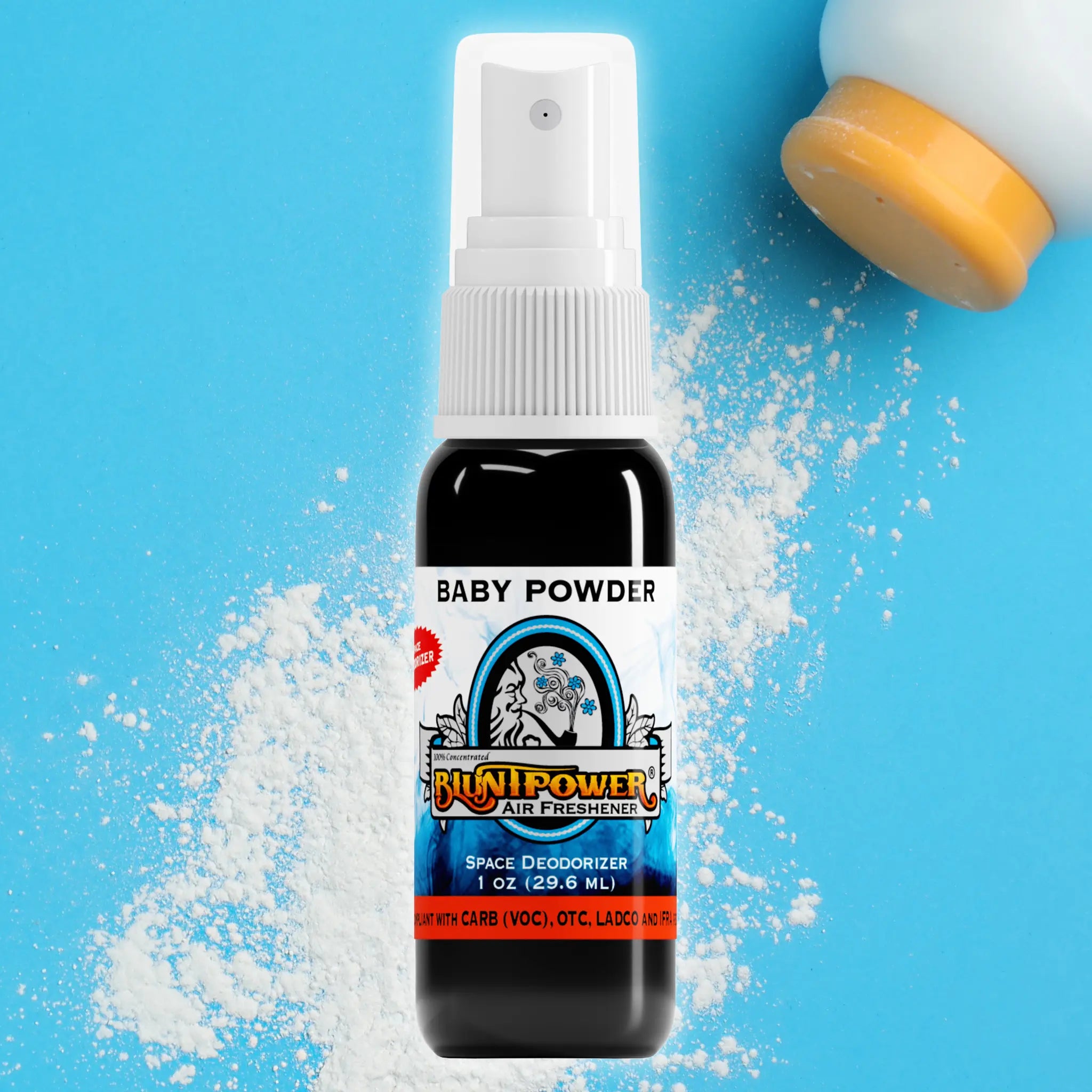 BluntPower Mini Air Fresheners (1 FL OZ) Fragrance: Baby Powder