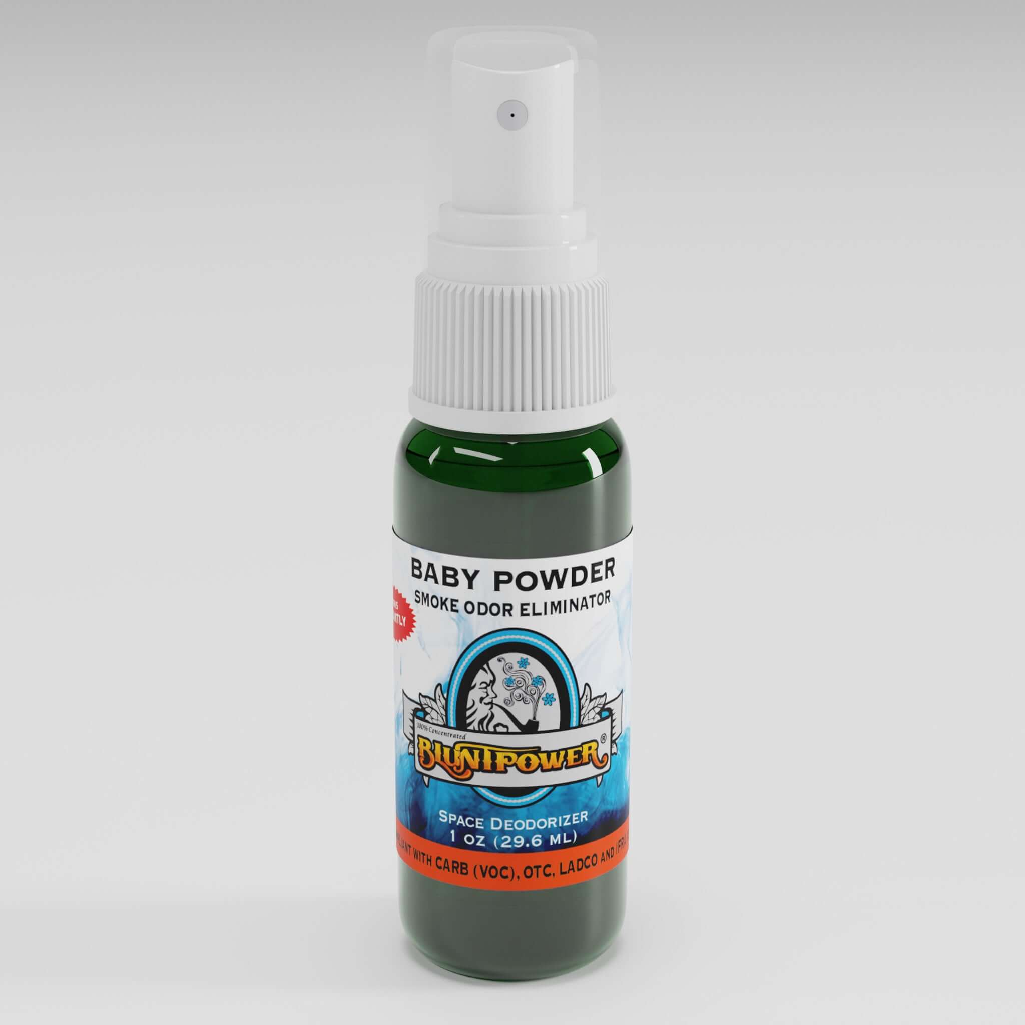 BluntPower Smoke Odor Eliminator - Baby Powder Scent (1 fl. oz.)