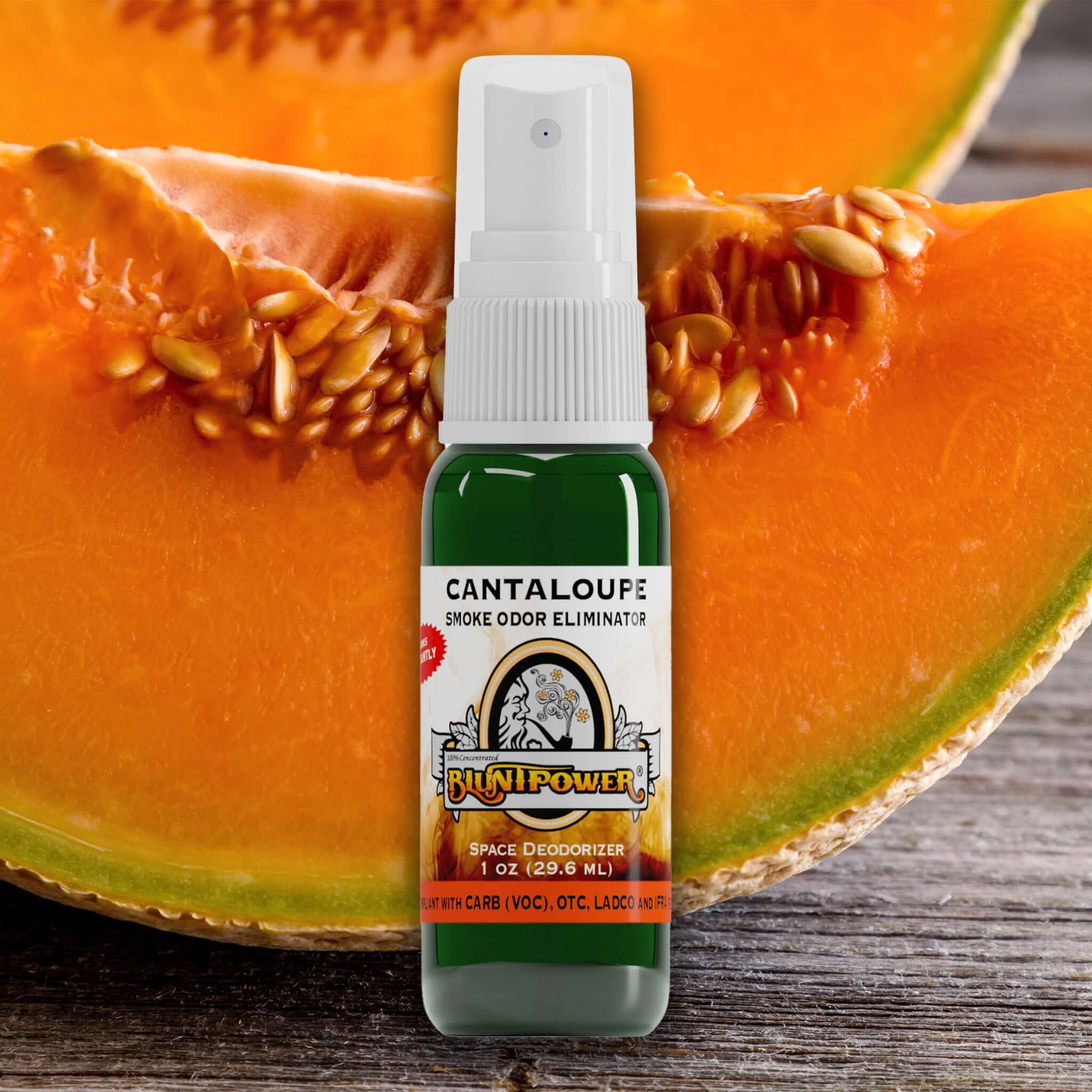 BluntPower Smoke Odor Eliminator - Cantaloupe Scent (1 fl. oz.)