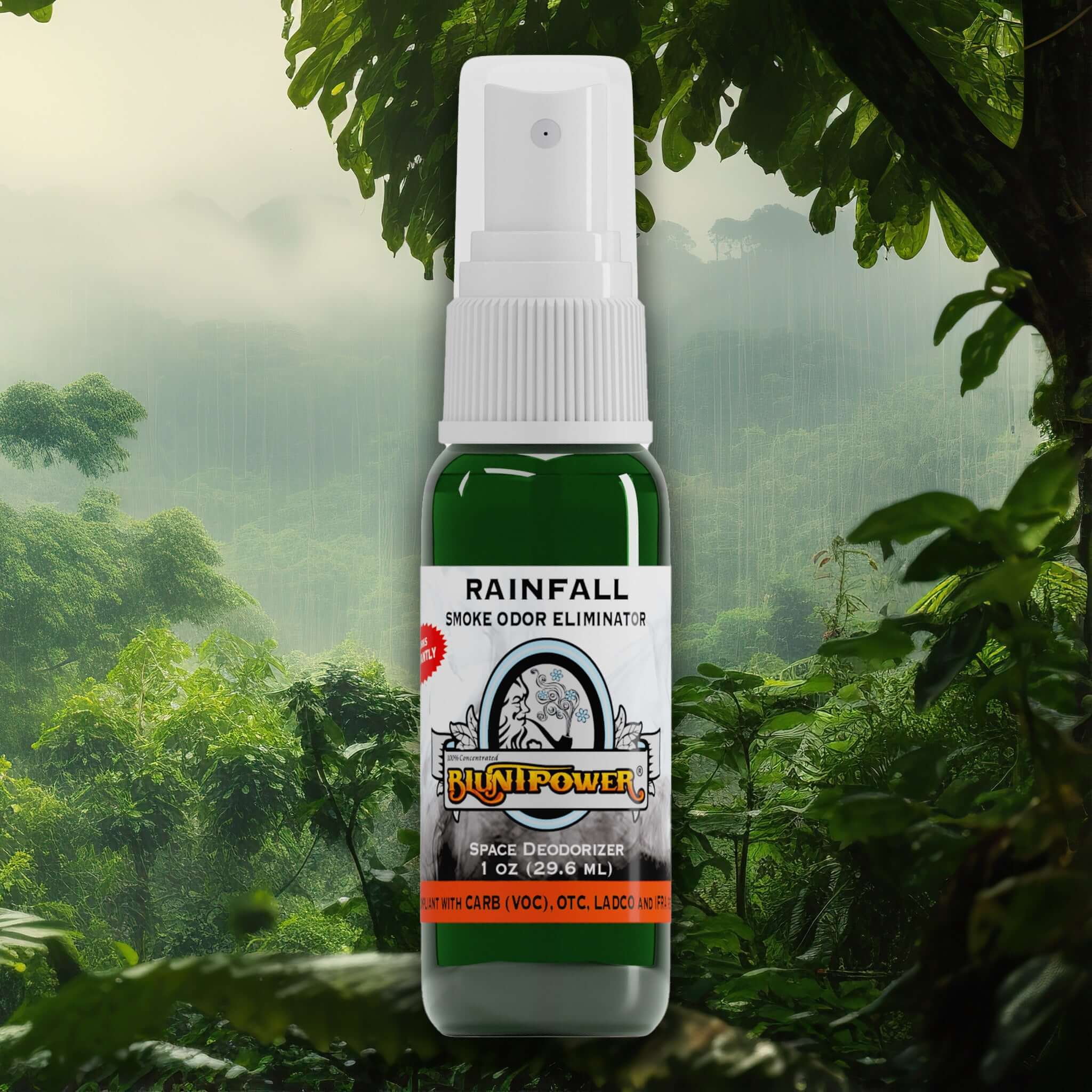 BluntPower Smoke Odor Eliminator - Rainfall Scent (1 fl. oz.)