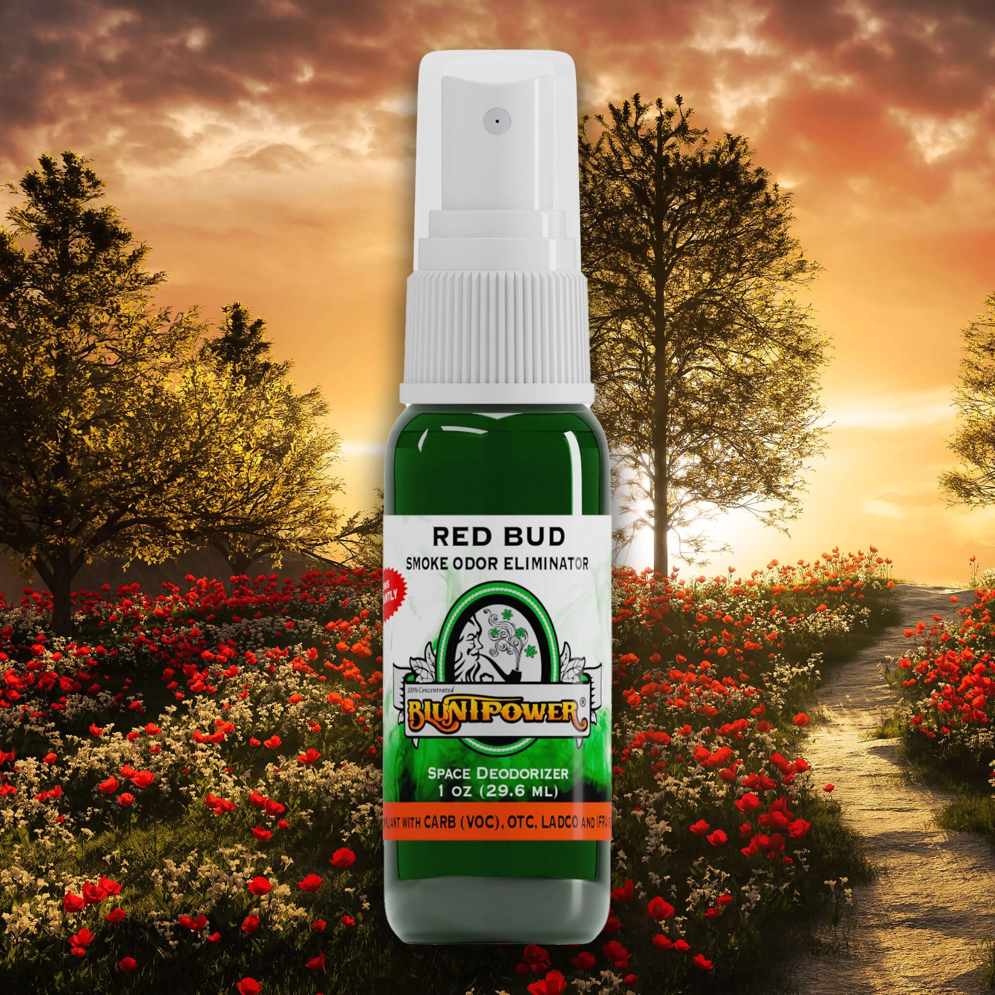 BluntPower Smoke Odor Eliminator - Red Bud Scent (1 fl. oz.)