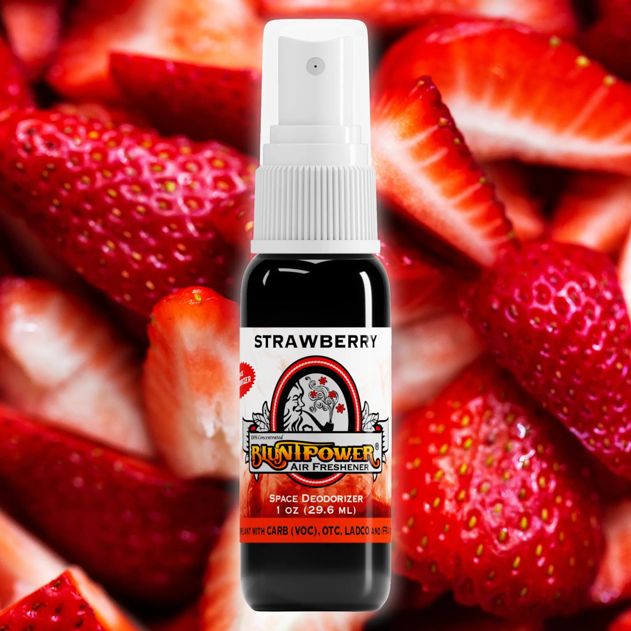 BluntPower Mini Air Fresheners (1 FL OZ) Fragrance: Strawberry