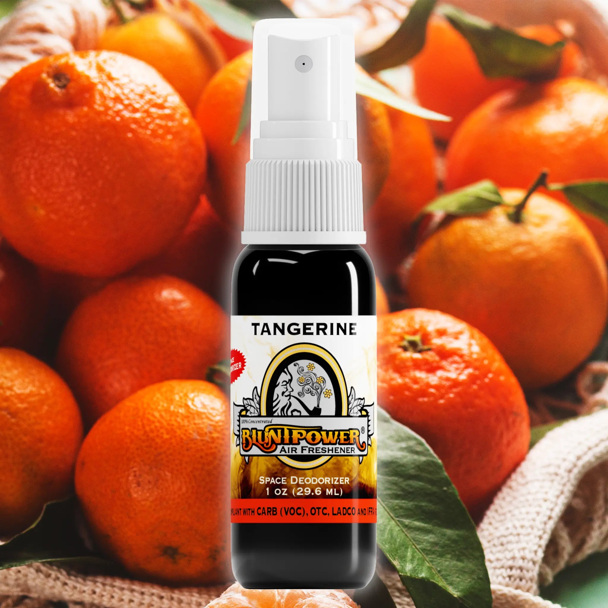 BluntPower Mini Air Fresheners (1 FL OZ) Fragrance: Tangerine