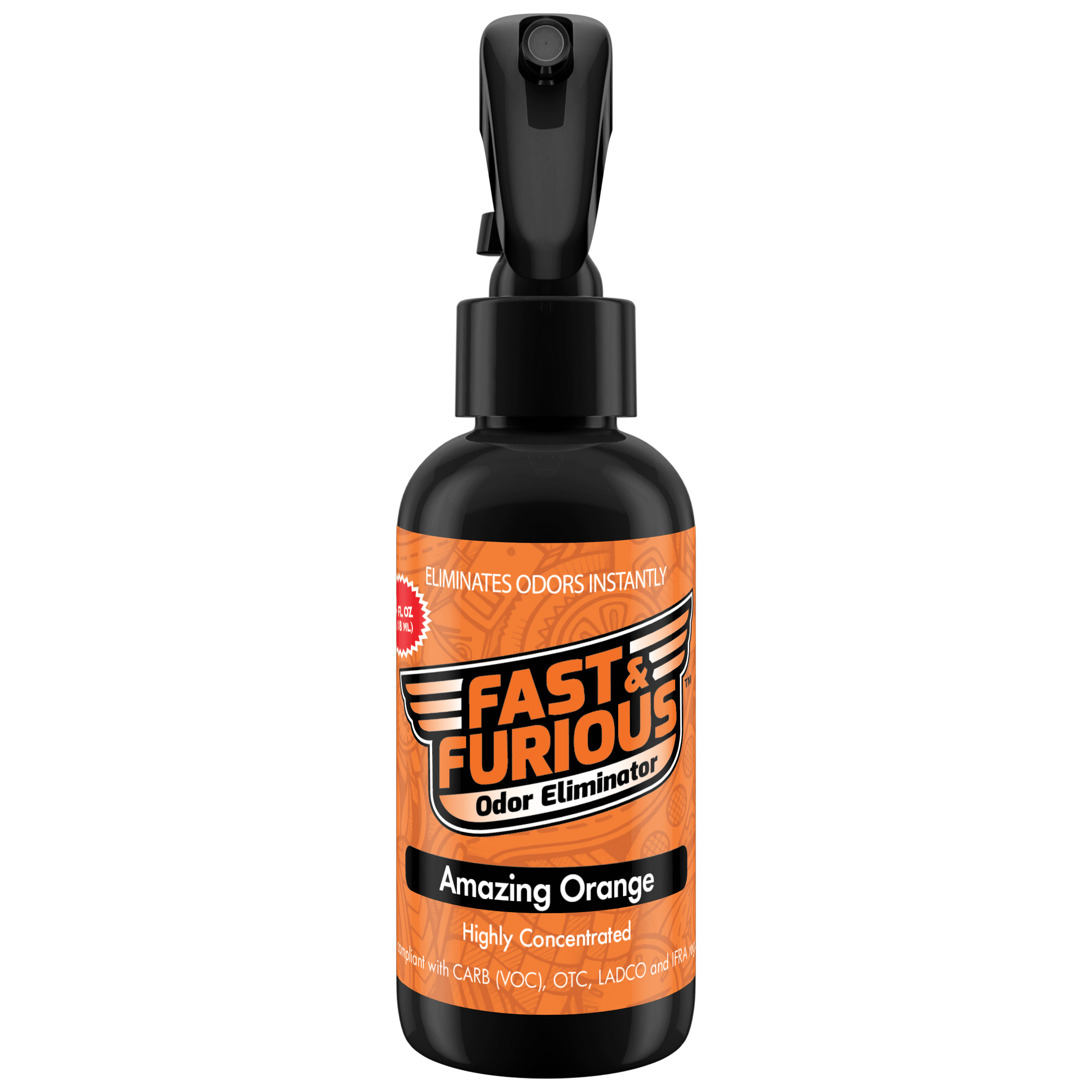 Fast and Furious Odor Eliminator - Amazing Orange Scent