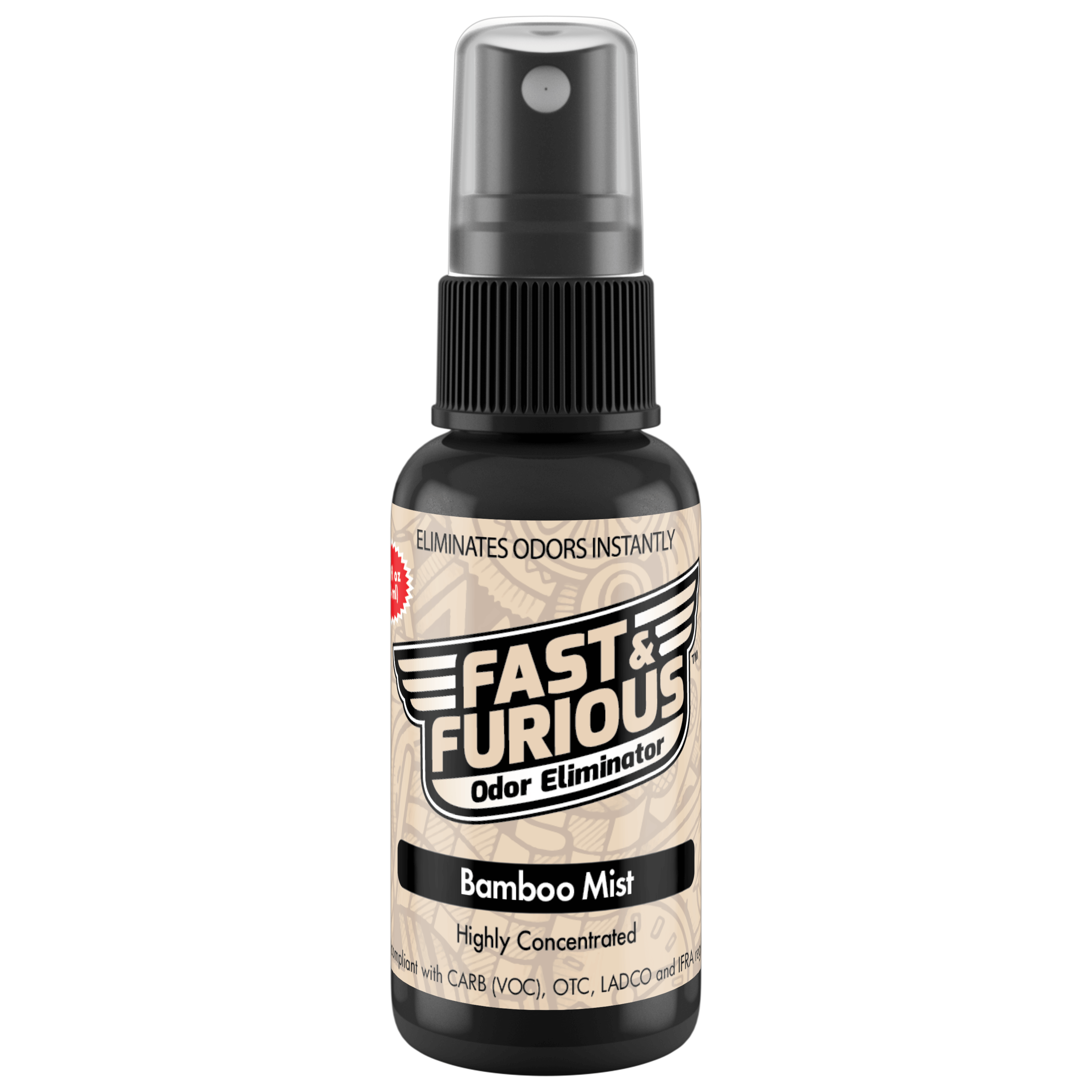 Fast and Furious Odor Eliminator - Bamboo Mist Scent